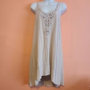 Aritzia Wilfred Lazare Silk Tan Dress XS